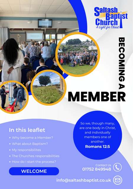 Becoming a Member leaflet cover