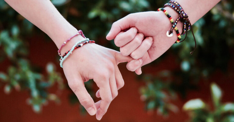 Hands of friendship